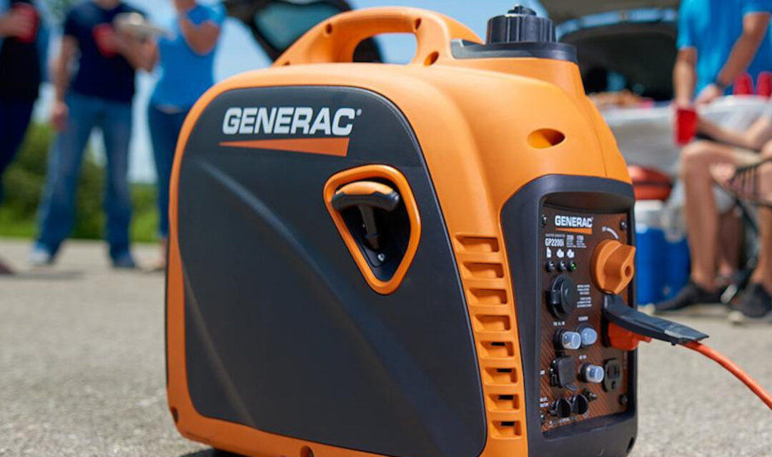 Generac Portable Inverter at a Tailgate Party